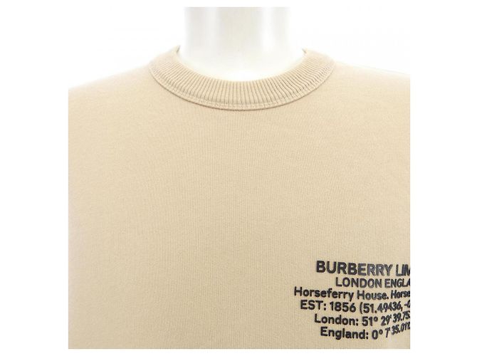 Burberry Baumwoll-Sweatshirt Beige - Ansicht 5