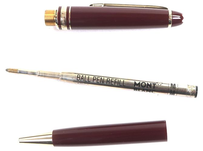 Penna a sfera MONTBLANC Meisterstuck Marrone - vista 4