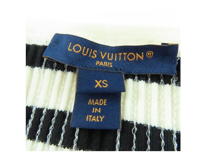 Louis Vuitton LVChain Kleid Schwarz Weiß Roh - Ansicht 8