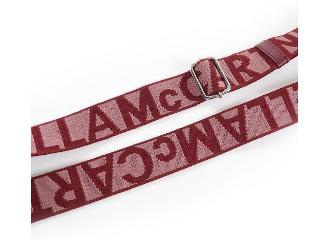 Stella Mc Cartney Borsa a tracolla in tela monogrammata Stella McCartney Marrone Bordò - vista 7