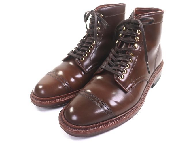 Autre Marque Alden Ravello Cordovan Kurzstiefel Braun - Ansicht 2