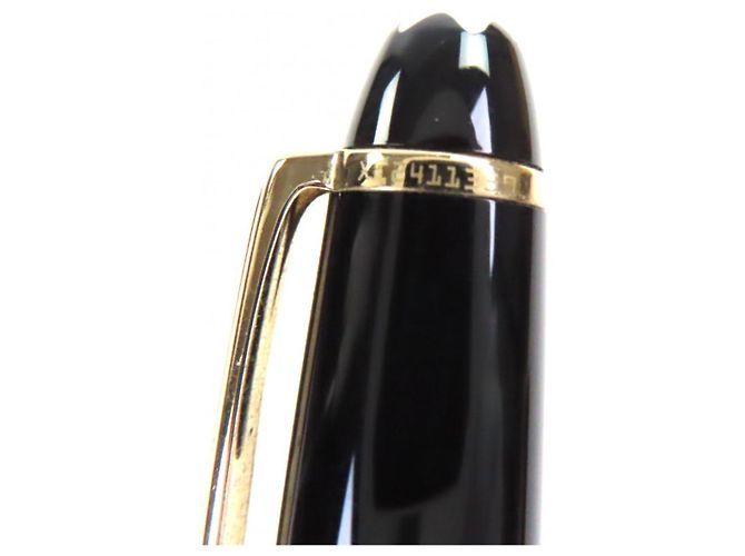 Montblanc Meisterstück 14K Füllfederhalter Schwarz - Ansicht 10