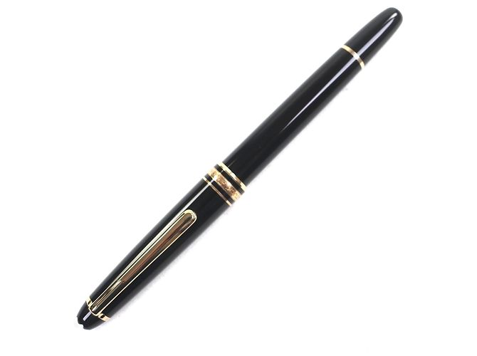 Montblanc Meisterstück 14K Füllfederhalter Schwarz - Ansicht 2