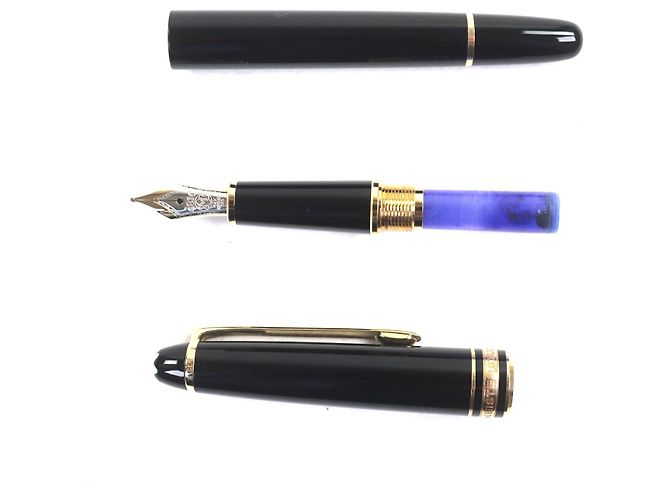 Montblanc Meisterstück 14K Füllfederhalter Schwarz - Ansicht 3