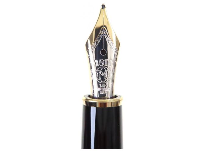 Montblanc Meisterstück 14K Füllfederhalter Schwarz - Ansicht 5