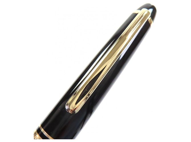 Montblanc Meisterstück 14K Füllfederhalter Schwarz - Ansicht 7