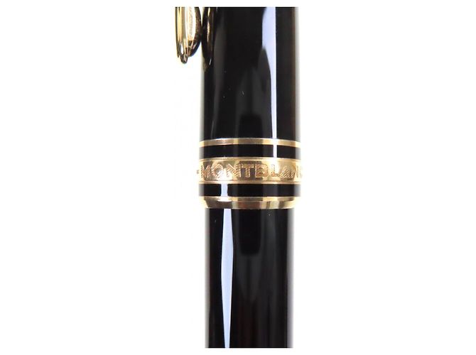 Montblanc Meisterstück 14K Füllfederhalter Schwarz - Ansicht 8