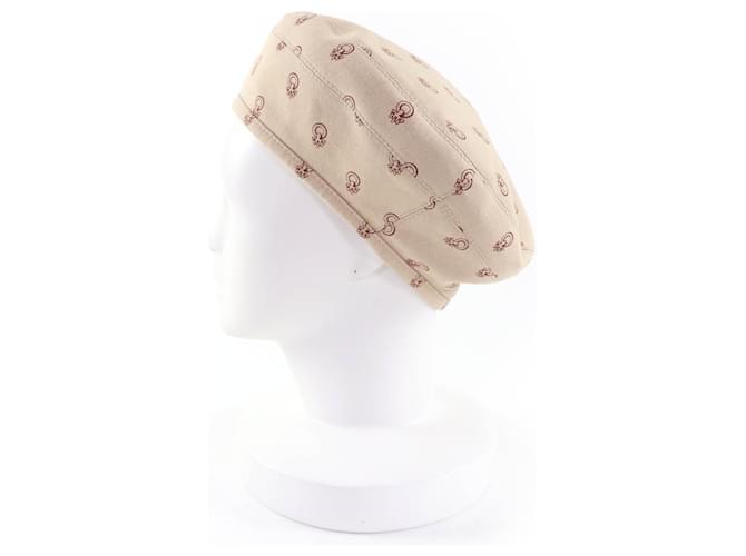 Hermès Basco in cotone Hermes Saint Honor Serie Beige - vista 3