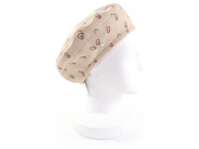 Hermès Basco in cotone Hermes Saint Honor Serie Beige - vista 5