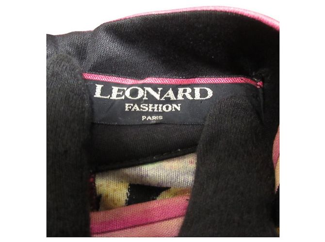Top con collo alto e maniche corte LEONARD Nero - vista 5