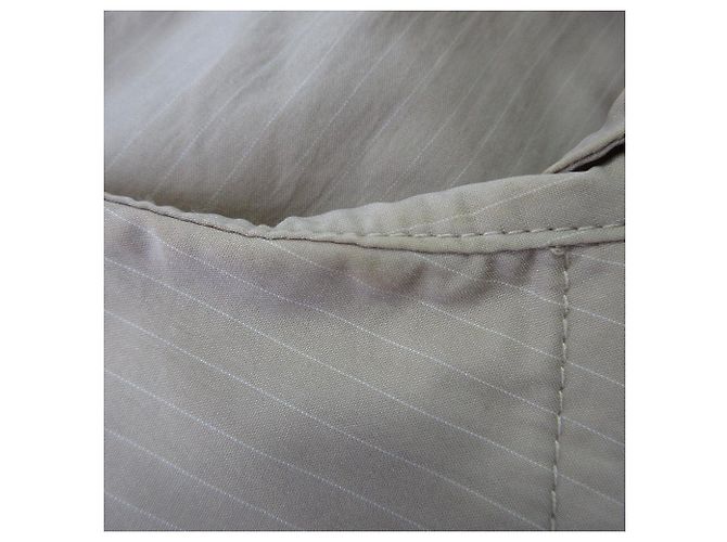 Autre Marque Camicia corta con coulisse a righe MAISON SPECIAL Beige - vista 10
