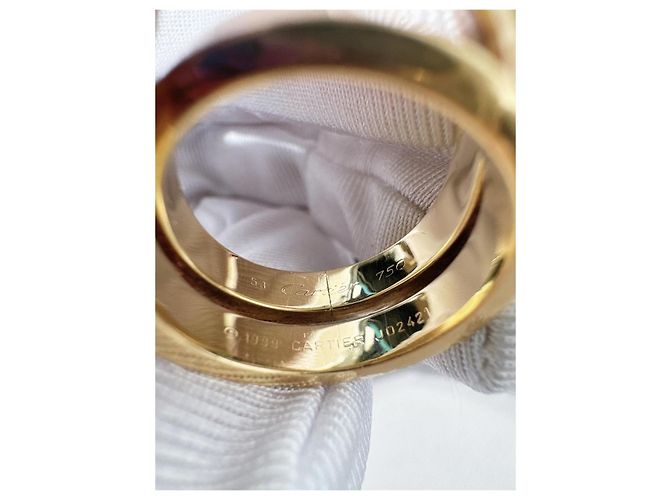 Anello Cartier Crossover Series Doppio in Oro Giallo 18K D'oro - vista 2