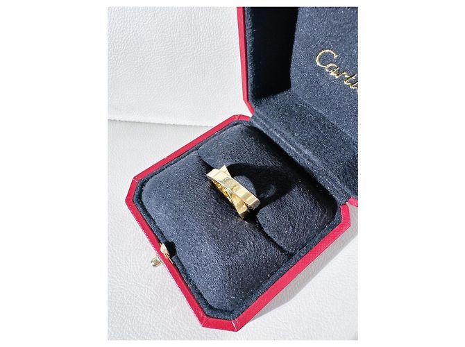 Anello Cartier Crossover Series Doppio in Oro Giallo 18K D'oro - vista 6