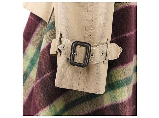 Autre Marque Abrigo Check Docking de Comme des Garçons Roja Beige - vista 13
