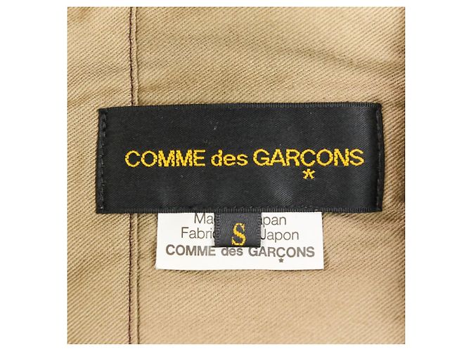 Autre Marque Abrigo Check Docking de Comme des Garçons Roja Beige - vista 16
