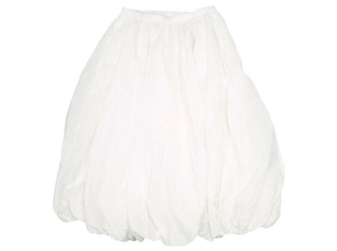 Autre Marque Falda de nailon CITYSHOP TAFFETA Blanco - vista 2