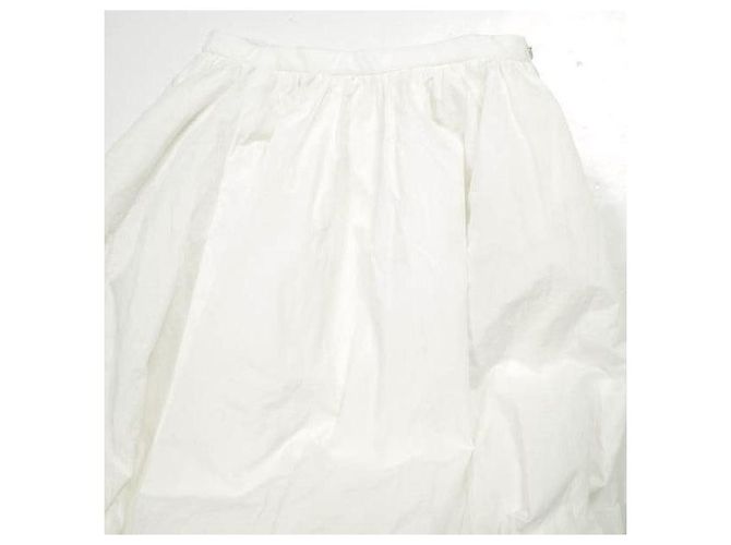 Autre Marque Falda de nailon CITYSHOP TAFFETA Blanco - vista 4