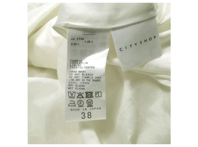 Autre Marque Falda de nailon CITYSHOP TAFFETA Blanco - vista 9