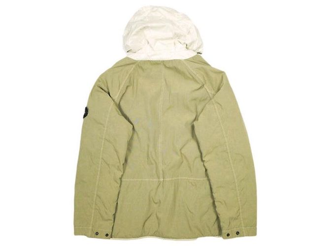 Giacca con cappuccio Stone Island NYLON PANAMA WITH NEW SILK LIGHT Beige - vista 2
