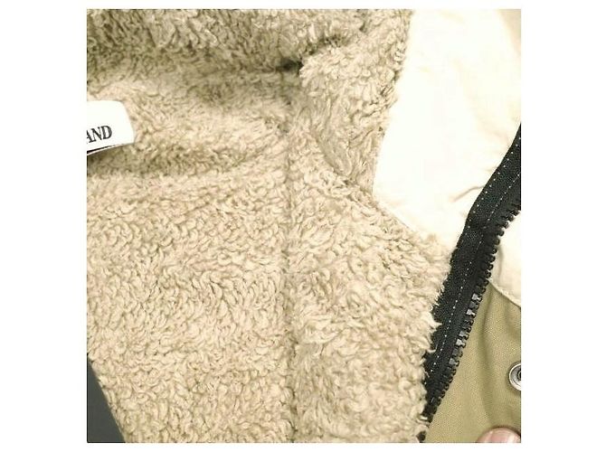 Giacca con cappuccio Stone Island NYLON PANAMA WITH NEW SILK LIGHT Beige - vista 7