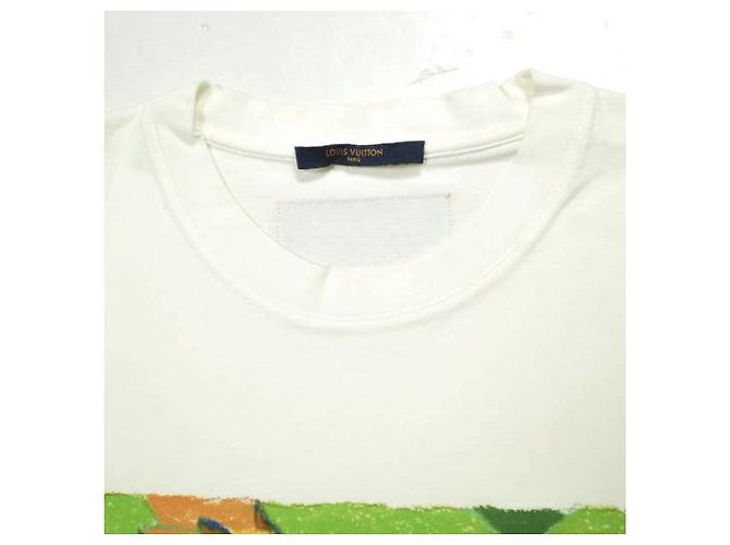 Camiseta de algodón Louis Vuitton LV Friend Blanco - vista 3