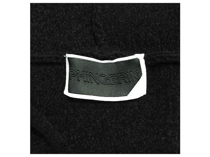 Autre Marque PHINGERIN CORDY KNIT MEXPARKA Pullover in Poliestere e Cotone Nero - vista 3
