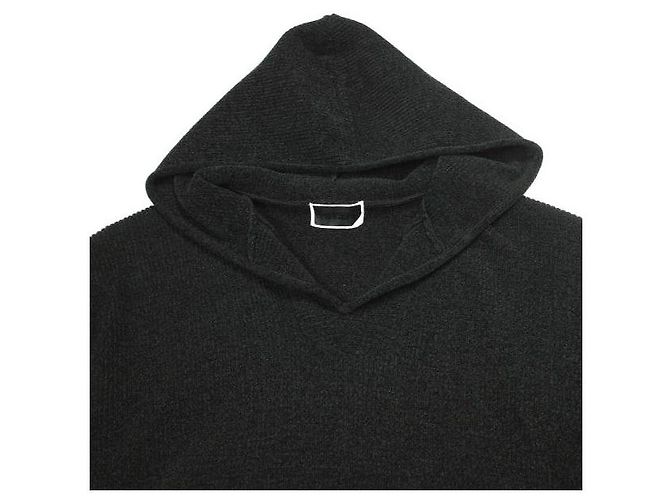Autre Marque PHINGERIN CORDY KNIT MEXPARKA Pullover in Poliestere e Cotone Nero - vista 4