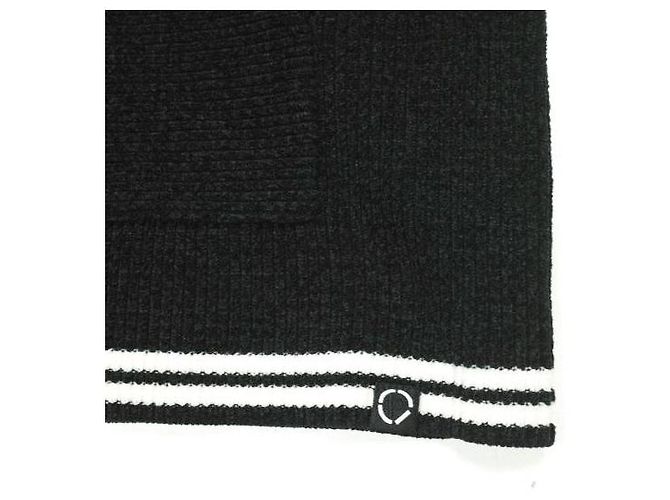 Autre Marque PHINGERIN CORDY KNIT MEXPARKA Pullover in Poliestere e Cotone Nero - vista 6