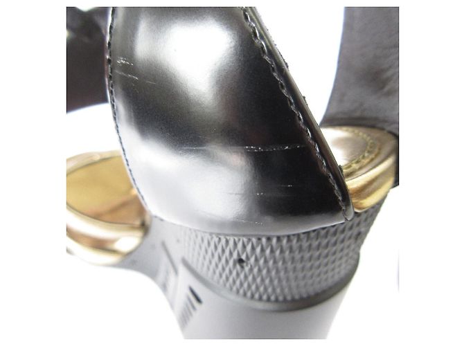 Prada Ledersandalen Golden - vista 17