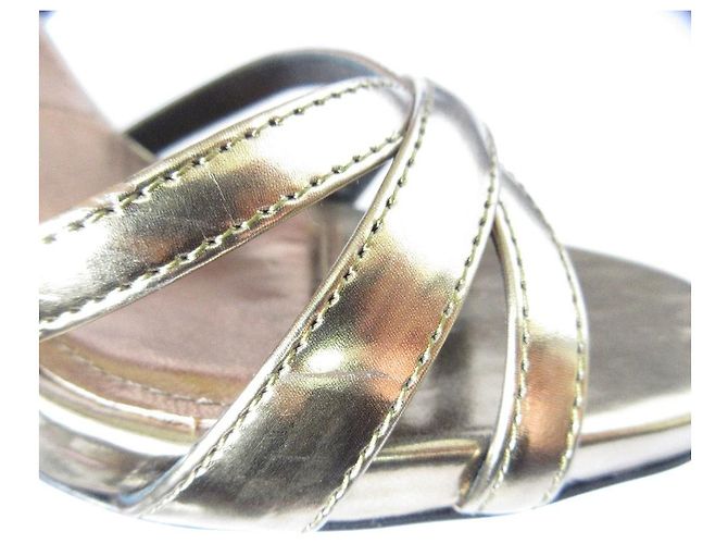 Prada Ledersandalen Golden - vista 20
