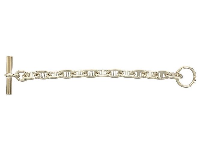 Hermès Bracciale Hermes Chaine dAncre MM Argento - vista 5
