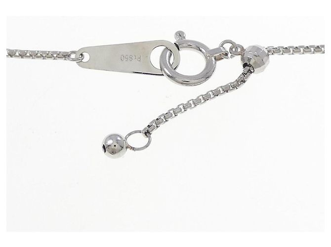 Autre Marque Collana con Diamanti Pt900/Pt850 Argento - vista 5