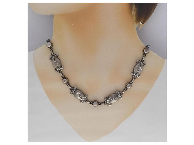 Autre Marque Collana Georg Jensen 925 Argento - vista 6