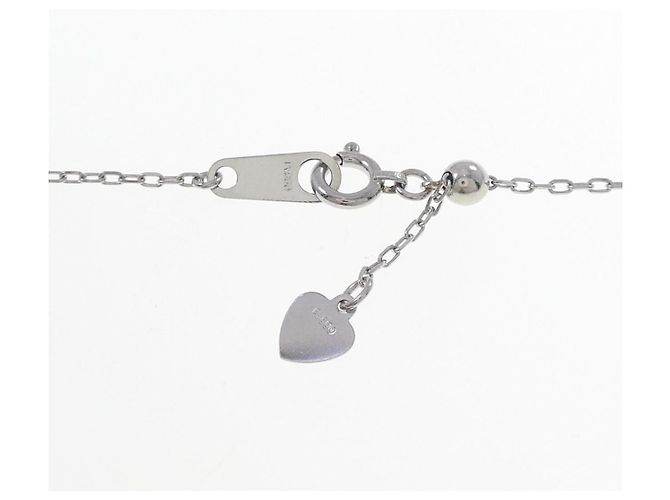 Autre Marque Collana a tre pietre con diamante Pt900/Pt850 Argento - vista 5