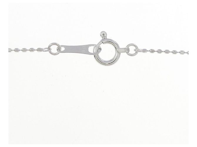 Autre Marque Collier en diamant Au750 Argenté - vue 5