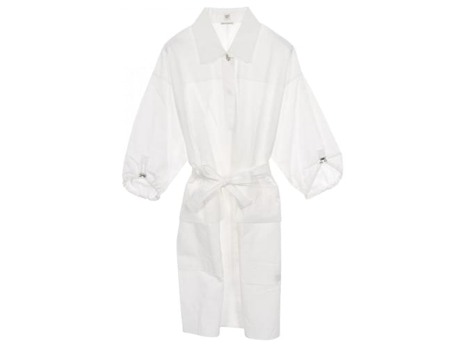 Hermès Vestido de algodón Hermes Blanco - vista 2