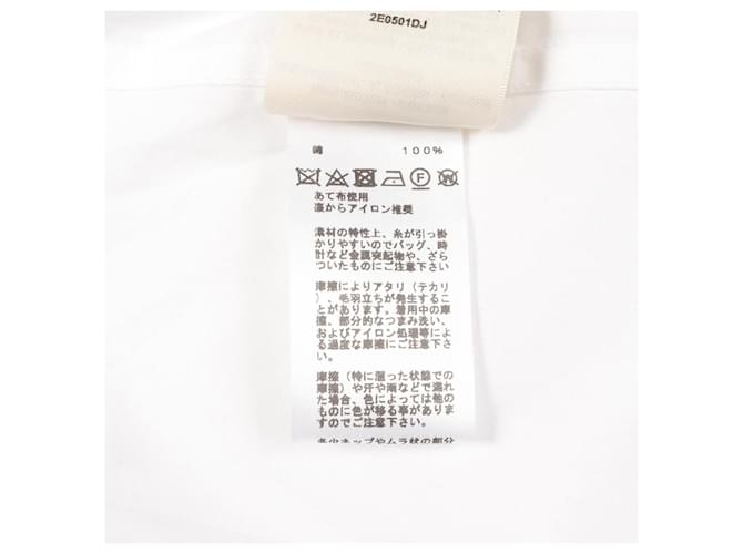 Hermès Vestido de algodón Hermes Blanco - vista 9