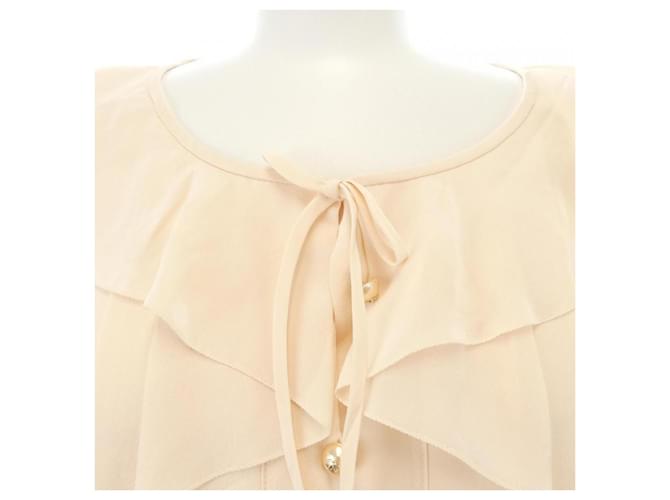 Timeless Top de seda Chanel Beige - vista 5