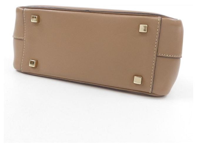 Mini borsa in pelle Valextra Serie S Marrone - vista 4