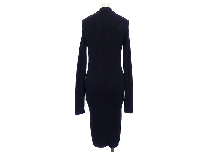 Moncler G20949B00005 M1314 Long Cardigan Negro - vista 2