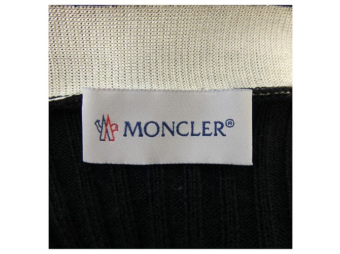 Moncler G20949B00005 M1314 Long Cardigan Negro - vista 5