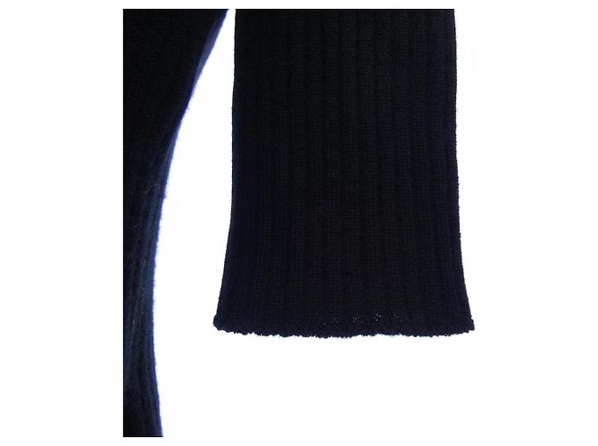 Moncler G20949B00005 M1314 Long Cardigan Negro - vista 7
