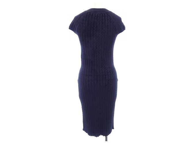Timeless Chanel Kleid Blau Marineblau - Ansicht 2