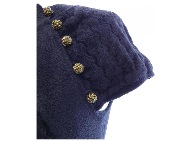 Timeless Chanel Kleid Blau Marineblau - Ansicht 6