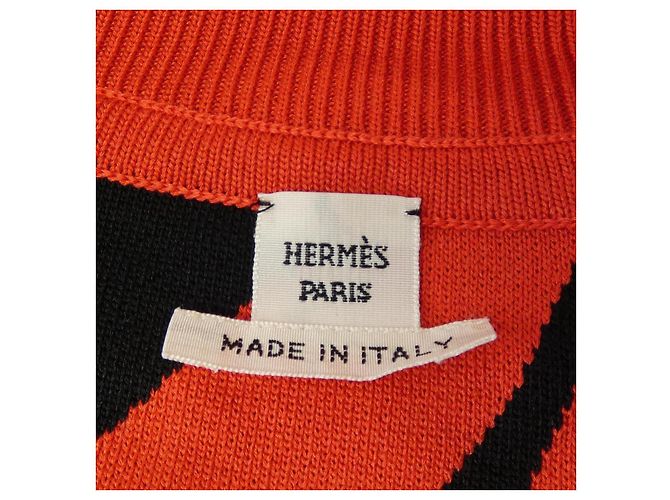 Hermès Giacca HERMES JUNGLE LOVE Nero Bianco Rosso Blu - vista 5