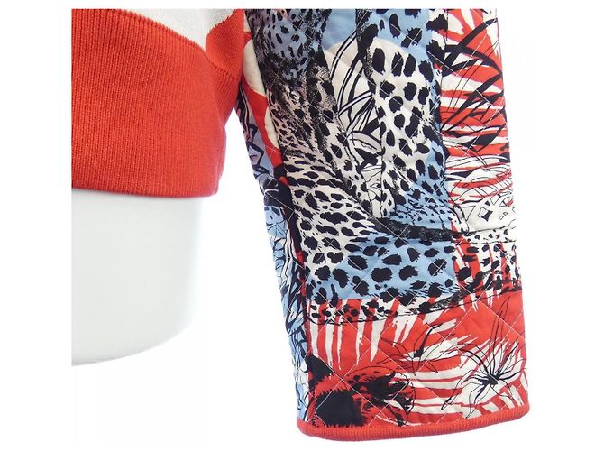 Hermès Giacca HERMES JUNGLE LOVE Nero Bianco Rosso Blu - vista 7