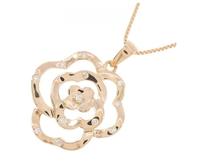 Autre Marque Collana in oro rosa Au750 e diamanti - vista 3