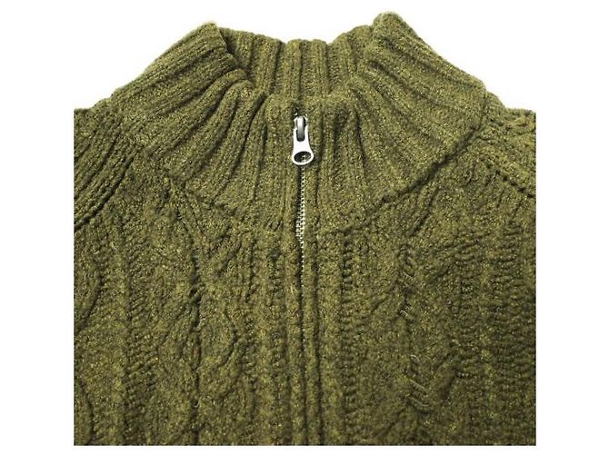 Autre Marque Santiago Fisherman Polyester Strickjacke von Pilgrim Surf+Supply Grün Olivgrün - Ansicht 5