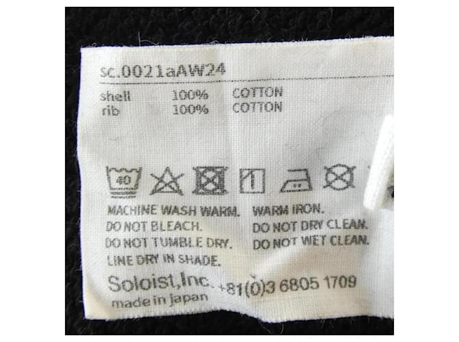 Autre Marque Soloist Sweatshirt Schwarz - Ansicht 4