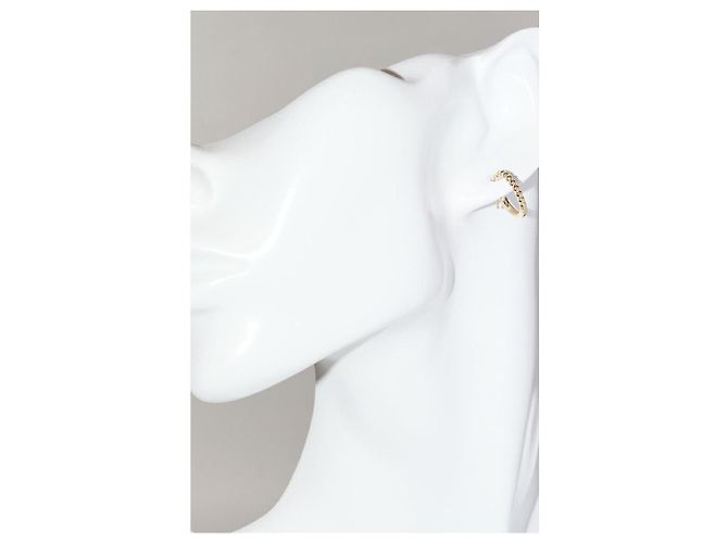 Autre Marque Pendientes Au750 Dorado - vista 2